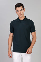 Men’s Dark Green Polo T-Shirt