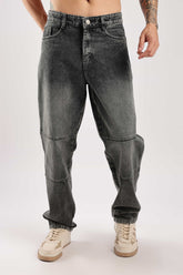 Vintage Grey Relaxed Fit Denim Jeans