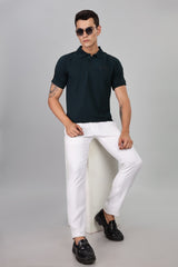 Men’s Dark Green Polo T-Shirt