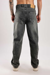 Vintage Grey Relaxed Fit Denim Jeans