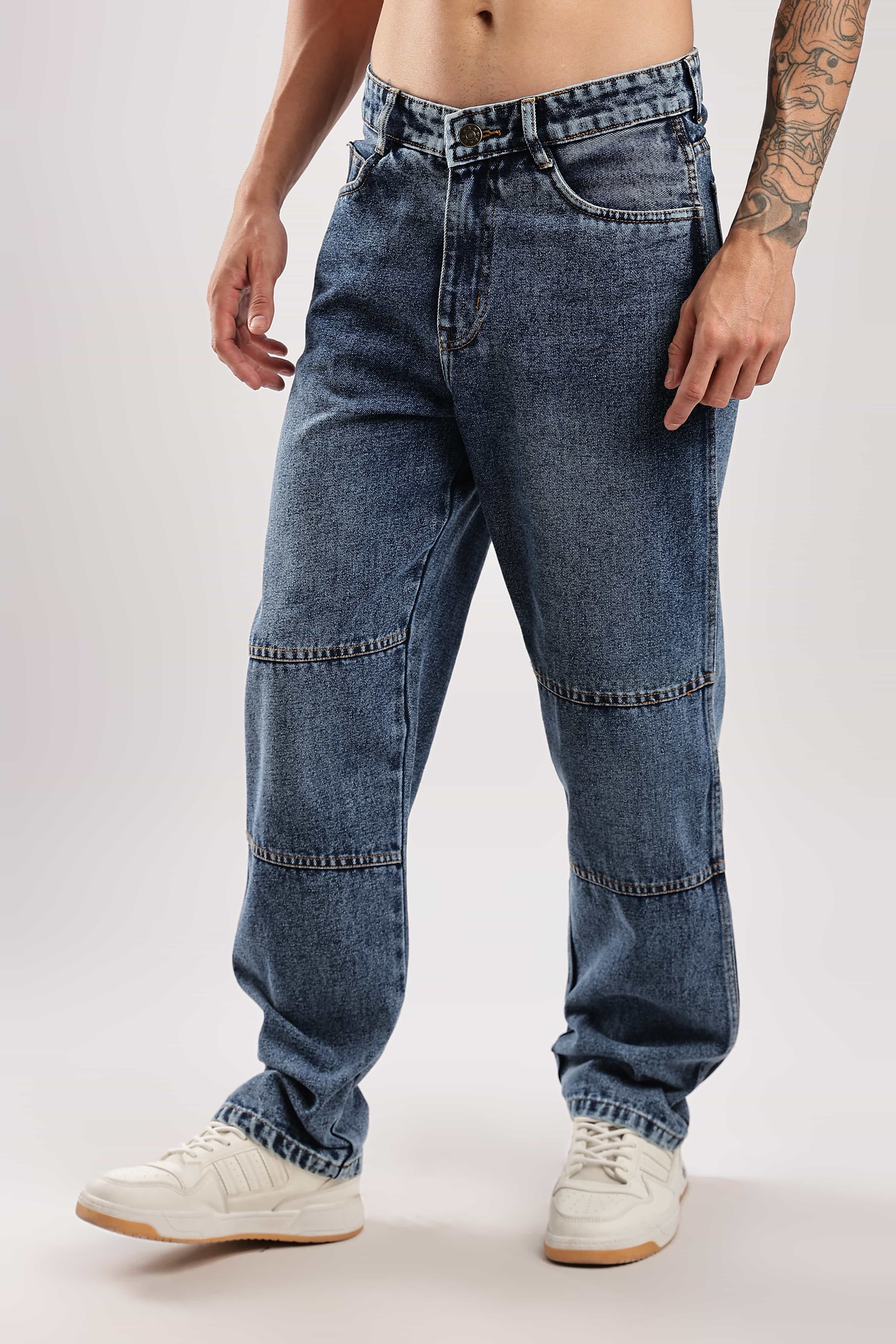 Classic Blue Relaxed Fit Denim Jeans
