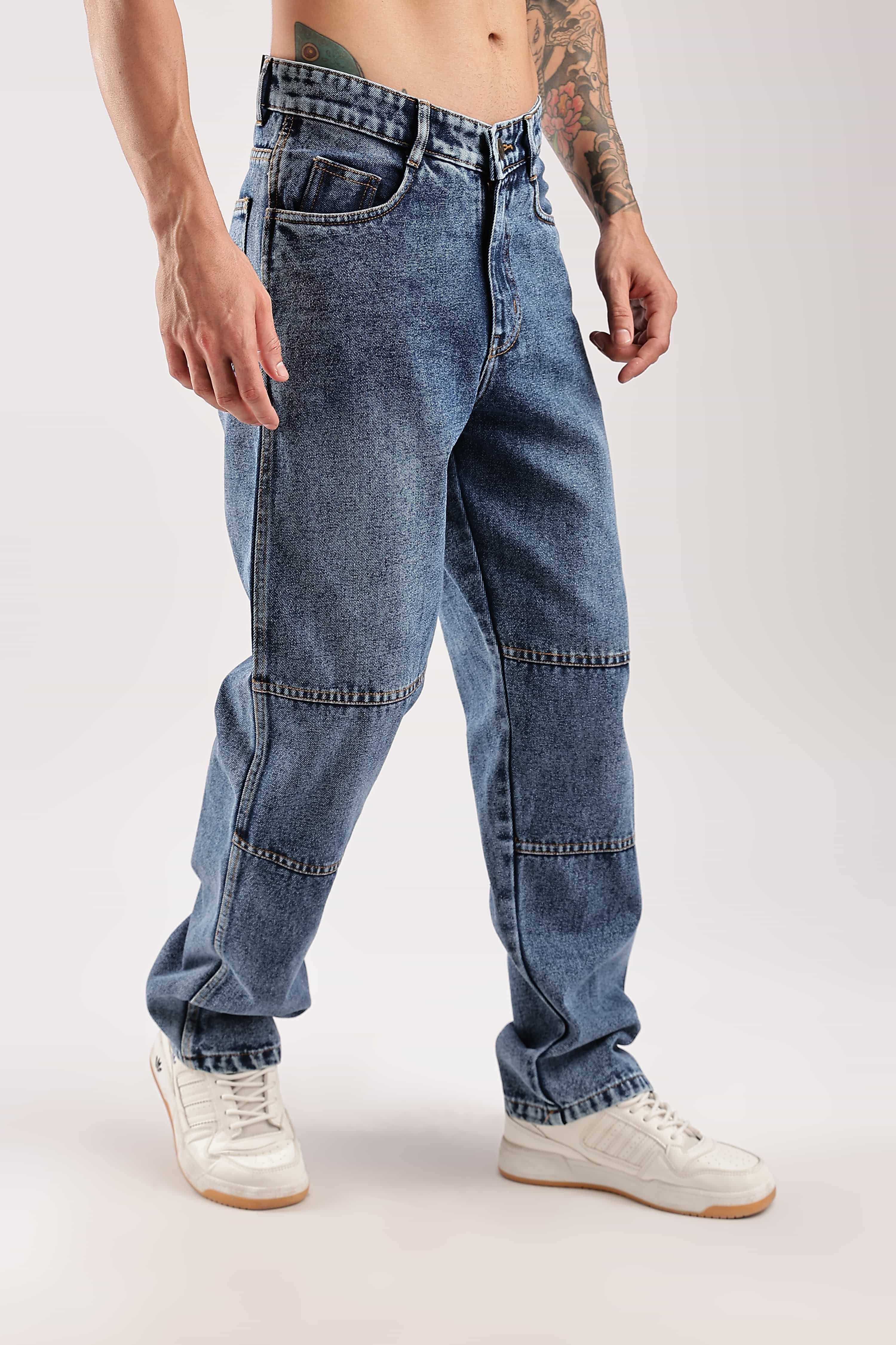 Classic Blue Relaxed Fit Denim Jeans