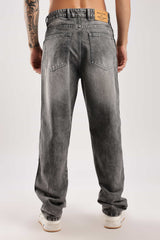 Washed Black Relaxed Fit Denim Jeans