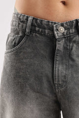 Washed Black Relaxed Fit Denim Jeans