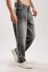 Washed Black Relaxed Fit Denim Jeans